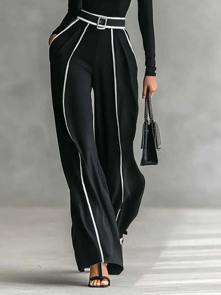 Long Sleeve Knitted Pants Set